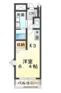 カーサ・プロムナード【2階】の間取り