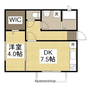 神和町弐番館【1階】の間取り