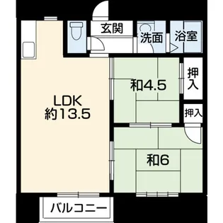 VANROCK勝原駅前【2階】の間取り