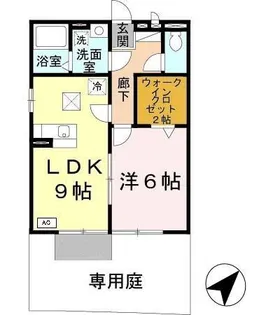 マリブ【1階】の間取り