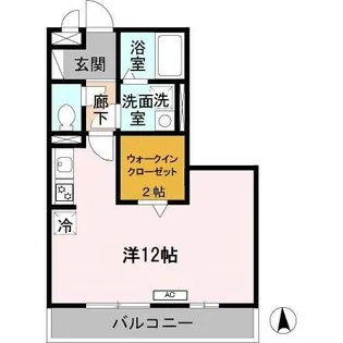 ロータス コート【2階】の間取り