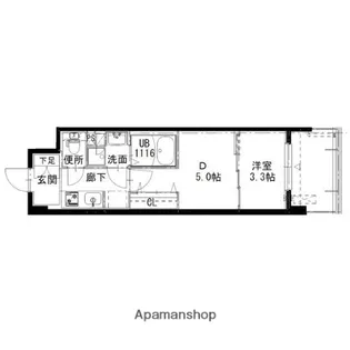 アルティザ姫路【1308号室】の間取り