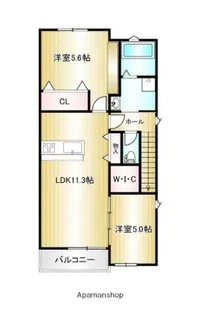 アチェロ堂本【2階】の間取り