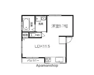 福住マンション【3号号室】の間取り