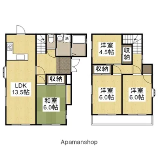 兵庫県姫路市四郷町見野【一戸建】の間取り