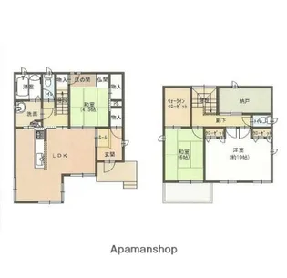 兵庫県姫路市広畑区北野町1丁目【一戸建】の間取り