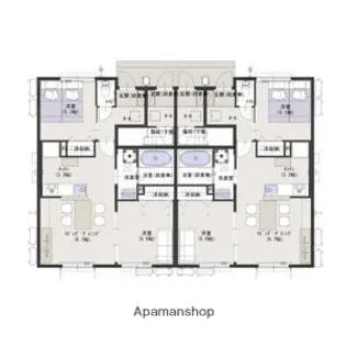 グランボナールA棟【1階】の間取り