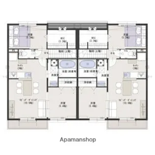 グランボナールA棟【2階】の間取り
