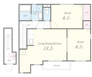 パストラル・ドミール【201号室】の間取り