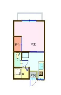 メゾネット以和貴【203号室】の間取り