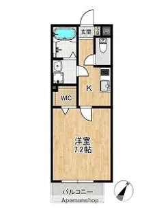 ALEGRIA姫路東【102号室】の間取り