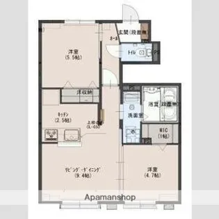 ガーネットⅡ【1階】の間取り