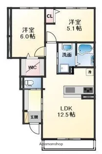 PureRyujuII【1階】の間取り