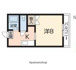 めぞん旭【102号室】の間取り