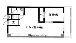 クレアトーレ姫路駅前【6階】の間取り