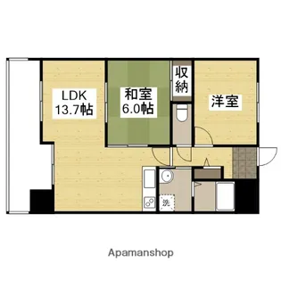 ロイヤルコーポ野田【202号室】の間取り