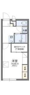 1Kの間取り画像