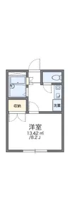 レオパレスサンライト壱番館【204号室】の間取り