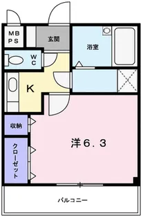 サンセール【2階】の間取り