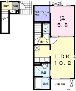 ケイカーサ【2階】の間取り