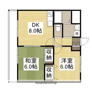 下野田マンションISSEI【304号室】の間取り