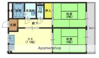 プラムハイツ【301号室】の間取り