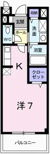 ローゼ プロムナード【2階】の間取り