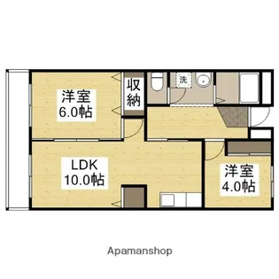 ドミール101【103号室】の間取り
