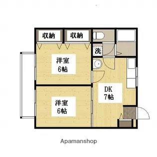 コンフォートエイジA棟【2階】の間取り