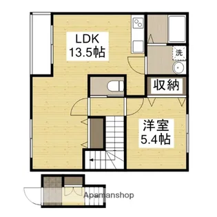 シエナフローラⅡ番館【202号室】の間取り