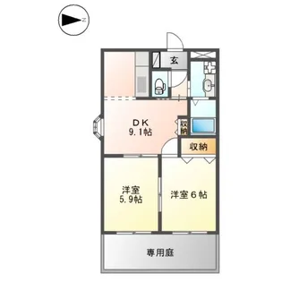コンフォール アイ【1階】の間取り