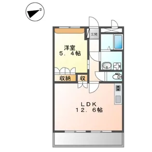 グランディール ステージ【1階】の間取り