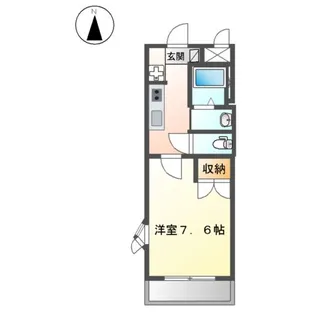 キュートビル スカイラブ【1階】の間取り