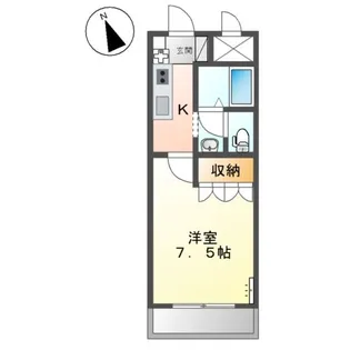 シャルマン・中島【2階】の間取り