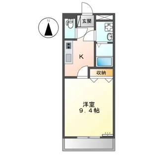 ラベンダー ハイツ【202号室】の間取り