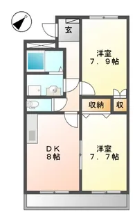 ラルーナ【2階】の間取り