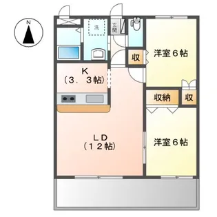 ディア エスタシオン【2階】の間取り