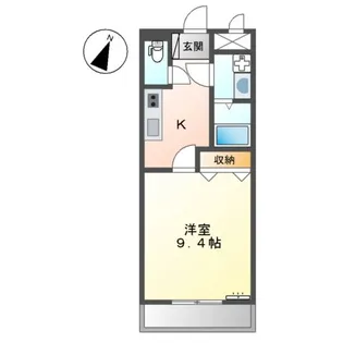 エクセレント ON【2階】の間取り