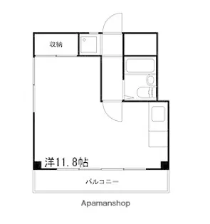 ハイツホワイトヘロン【302号室】の間取り