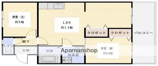 マンション堂本【3階】の間取り