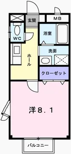 プロスパー汐咲【1階】の間取り