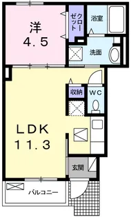 サンフィールドⅡ【1階】の間取り