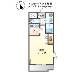 フォンテーヌ・アベニューⅡ【1階】の間取り