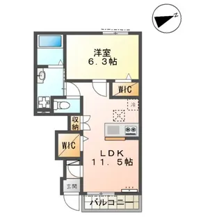 エルカミーノ【1階】の間取り