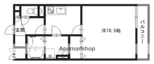 レジェンド南条【1階】の間取り