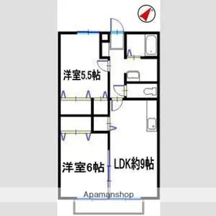 サンフォーレスト A【101号室】の間取り