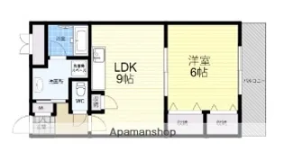 住吉マンション【4G号室】の間取り