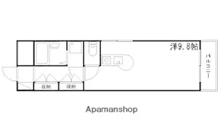 1Rの間取り画像