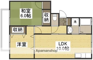 パークサイドツクダ【B203号室】の間取り