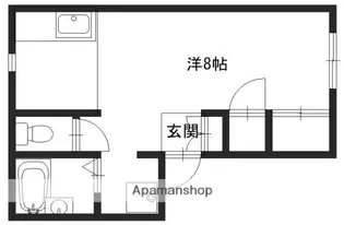 1Rの間取り画像